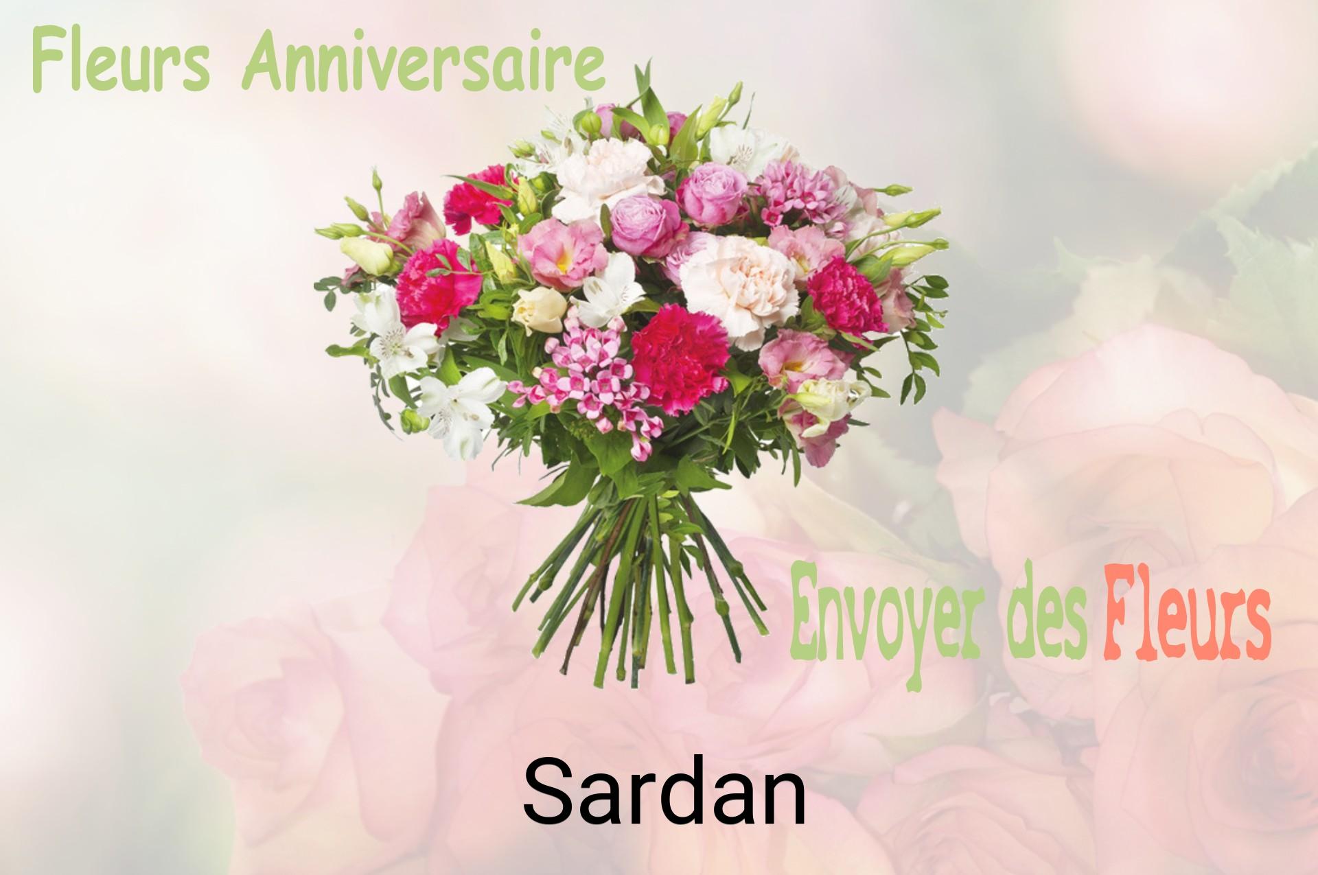 Bouquet de fleurs d’anniversaire livré à Sardan