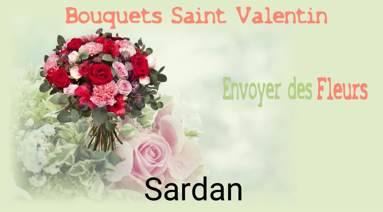 Roses de Saint-Valentin livrées à Sardan